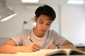 boy learning
